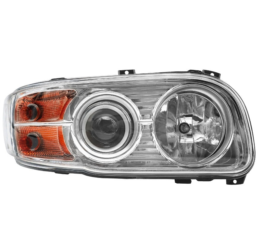 2008-2018 Peterbilt 388-389, Headlights, American Version, Halogen Assembly-LED Light Strip