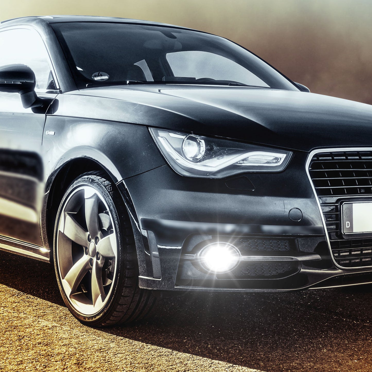 2PCS H8-H9-H11 LED Fog DRL Light Bulb IP65 Water-Resistant 360 Degree Beam Angle 6000K White