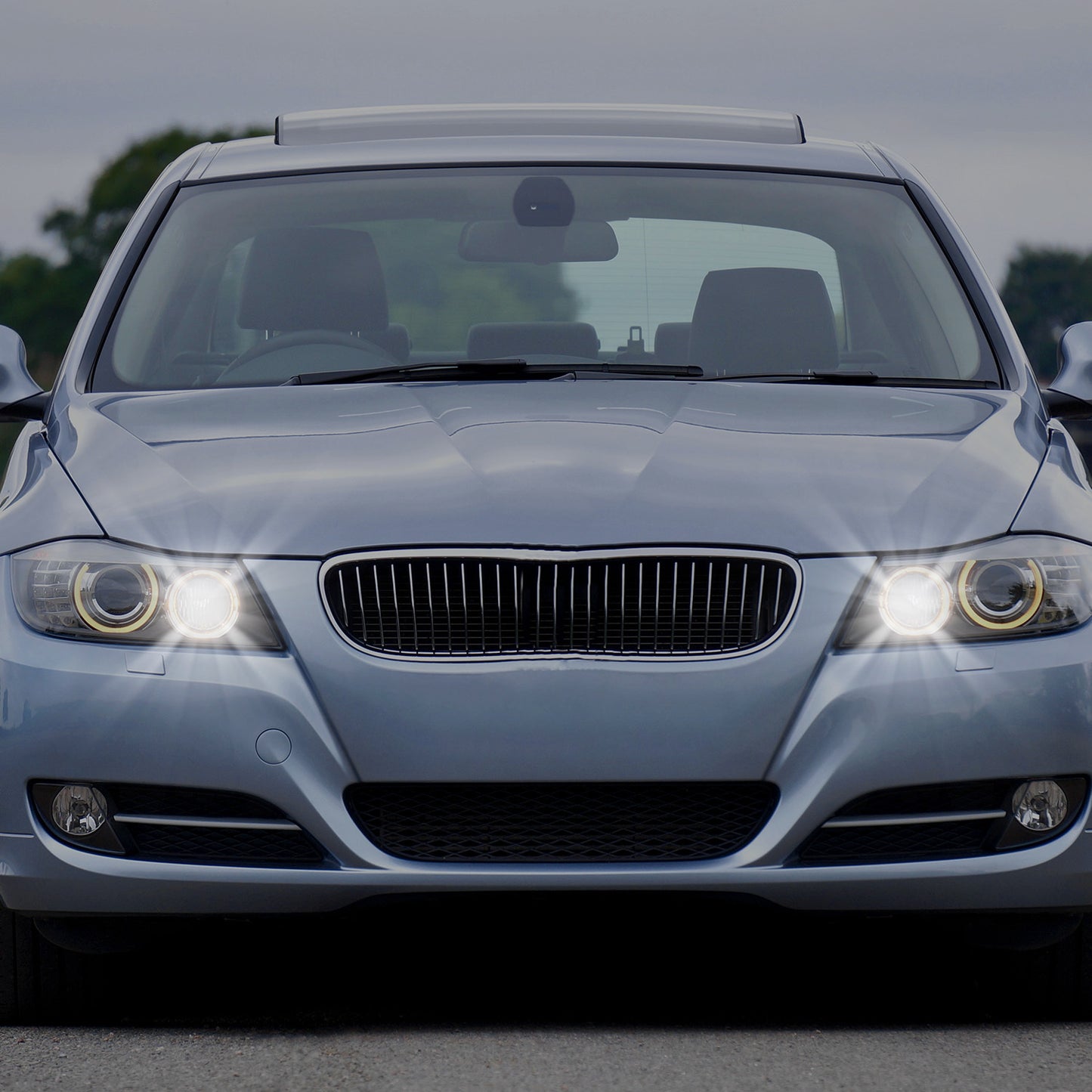 2PCS H8-H9-H11 LED Fog DRL Light Bulb IP65 Water-Resistant 360 Degree Beam Angle 6000K White