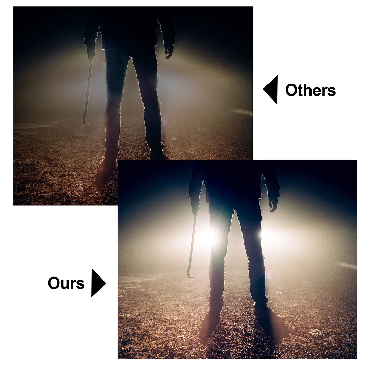 4 PCS 4in 18W Driving Lamp Dual Row LED Waterproof Spot Light Pod Cube Light