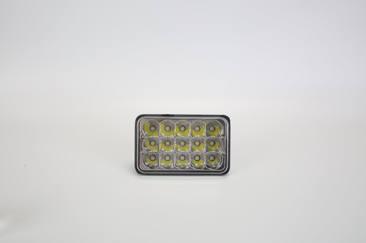 2Pcs 4x6in Car LED Headlights Vehicle Rectangular Headlamp With H4 Socket H4-to-3Pins Adapter With High Low Beam White Light IP68 Waterproof For 10-80V SUV Truck Sedan Car Motorcycle